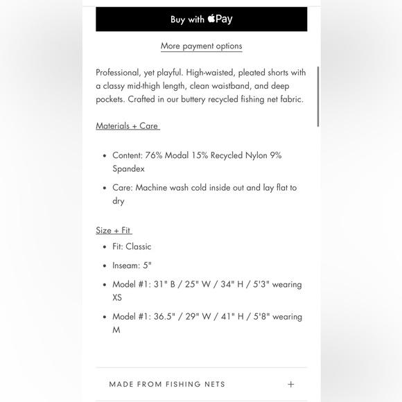 Lezé the Label Piper shorts in bone - Picture 8 of 9